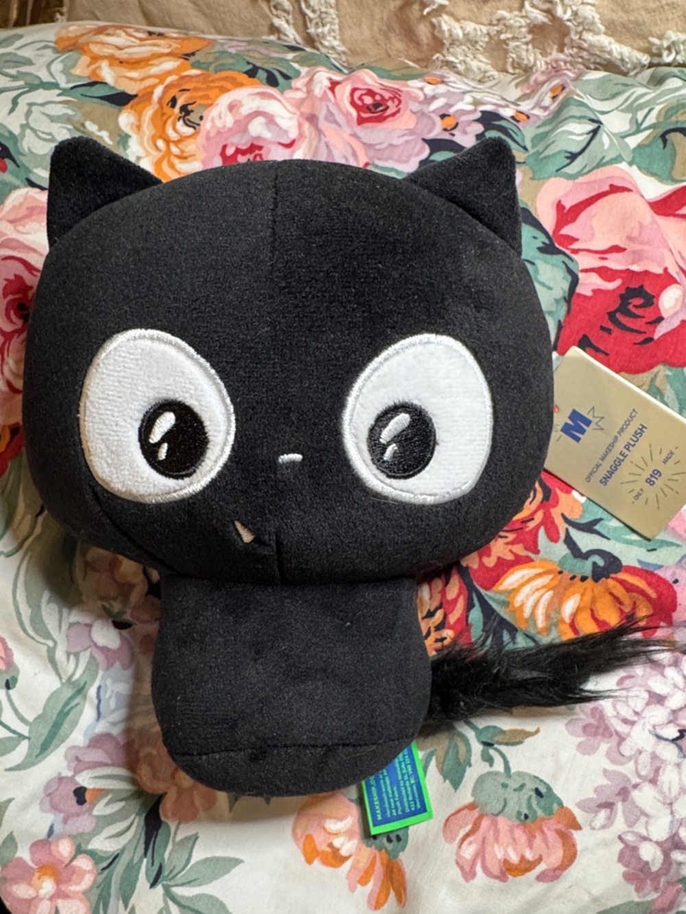 Makeship Snaggle Plush - Black Cat Limited Edition Plushie